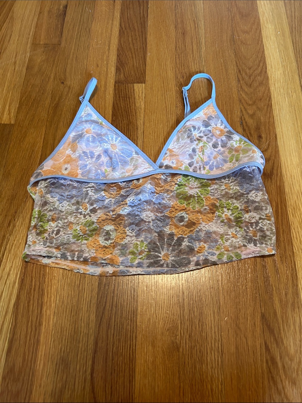 Floral Lace Bralette/ camisole top by Urban Outfitters “out from under”  Large